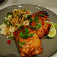Paprika Butter Chicken With Couscous Recipe