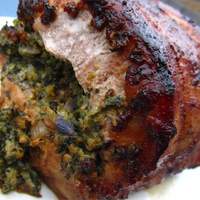Pork Loin Stuffed with Spinach Recipe