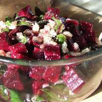 Roasted Beets and Sauteed Beet Greens Recipe