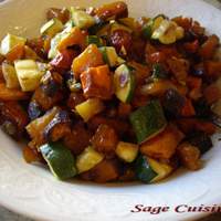 Roasted Butternut Squash and Carrots. Recipe