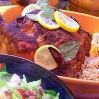Roasted Curried Chicken with Couscous Recipe