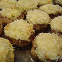 Savory Crab Stuffed Mushrooms Recipe