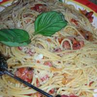 Sofia Loren's Pasta Sauce With Onions and Pancetta Recipe