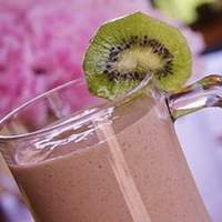 Strawberry Kiwi Milkshakes Recipe