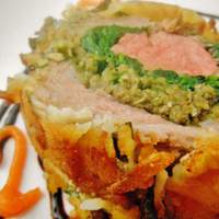 Stuffed Lamb Hash With Red Wine Sauce and Carrot Purée Recipe