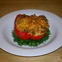 Stuffed Red Peppers With Hash Browns Recipe