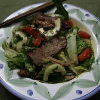 Thai Salad with Grilled Flank Steak Recipe