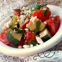 Tomato, Basil, and Feta Salad Recipe