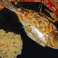 Trout Stuffed With Couscous, Almonds and Herbs Recipe