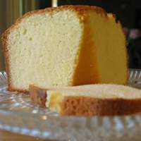 Yellow Pound Cake Recipe