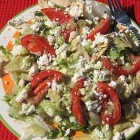 Zesty Salad With Tortilla Strips Recipe