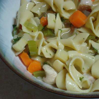 30 Minute Chicken Noodle Soup (From Foodtv, Rachael Ray) - RecipeNode.com