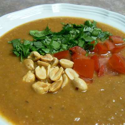African Sweet Potato and Peanut Soup - RecipeNode.com