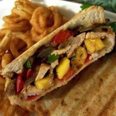 Amazing Southwest Cilantro Lime Mango Grilled Chicken Sandwiches - RecipeNode.com