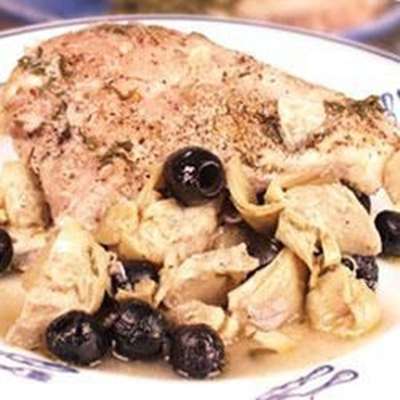 Artichoke and Black Olive Baked Chicken - RecipeNode.com