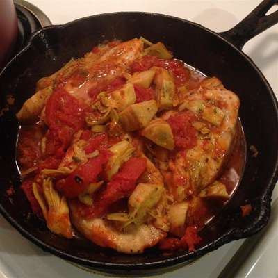 Artichoke and Sun-Dried Tomato Chicken - RecipeNode.com