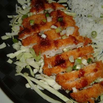 Ashley's Chicken Katsu with Tonkatsu Sauce - RecipeNode.com