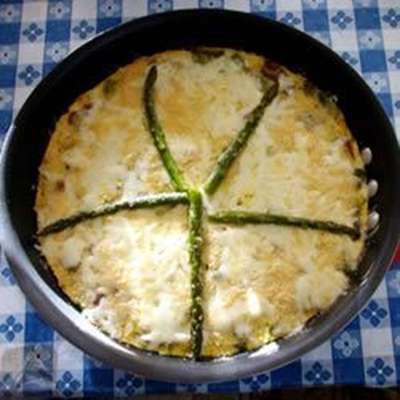 Asparagus and Mushroom Frittata - RecipeNode.com