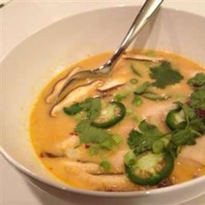 Authentic Thai Coconut Soup - RecipeNode.com