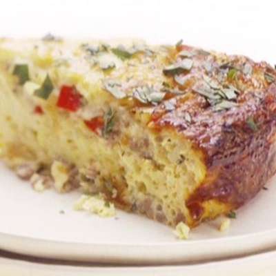 Baked Gruyere and Sausage Omelet - RecipeNode.com