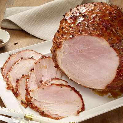 Baked Ham with Brown Sugar Mustard Glaze - RecipeNode.com