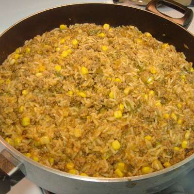 Beefy Spanish Rice  - RecipeNode.com