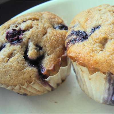 Blueberry Cream Muffins - RecipeNode.com