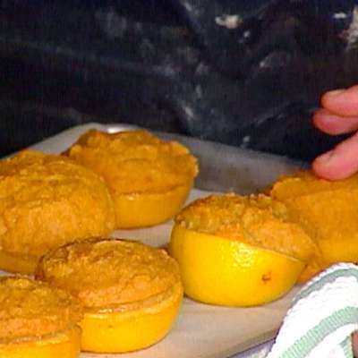 Brandy and Orange-Mashed Sweet Potatoes in Orange Cups - RecipeNode.com