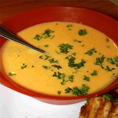 Butternut and Acorn Squash Soup - RecipeNode.com