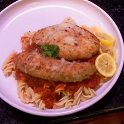 Calamari Steaks Parmigiano - RecipeNode.com