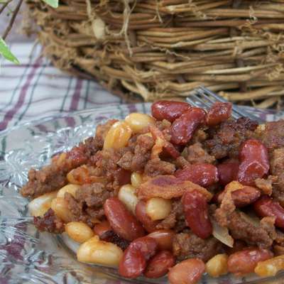 Calico Beans  (Baked Beans W/ 3 Kinds of Beans) - RecipeNode.com