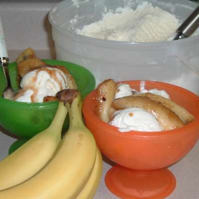 Caramel Bananas with Maple Syrup - RecipeNode.com