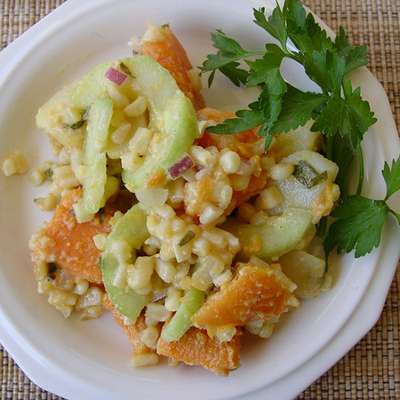 Caribbean Sweet Potato Salad - RecipeNode.com