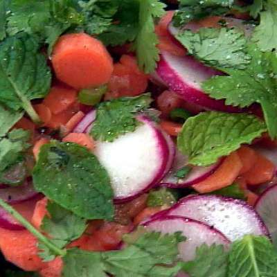 Carrot, Orange and Radish Salad - RecipeNode.com