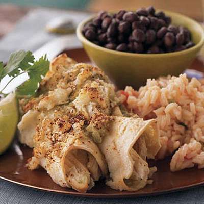 Chicken Enchiladas with Salsa Verde - RecipeNode.com