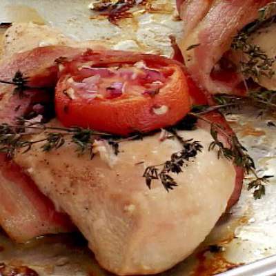 Chicken with Bacon, Tomato and Thyme - RecipeNode.com
