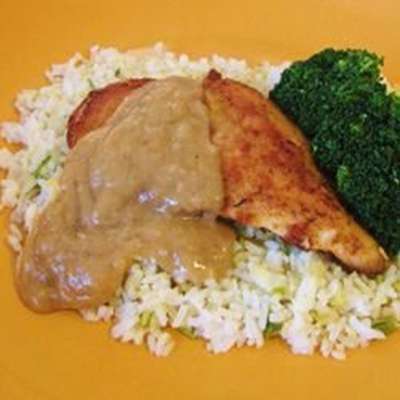Chicken with Rice and Gravy - RecipeNode.com