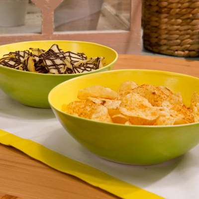 Chocolate-Drizzled Potato Chips - RecipeNode.com