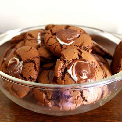 Chocolate Mint Cookies I - RecipeNode.com