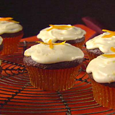 Chocolate Orange Cupcakes with Limoncello Frosting - RecipeNode.com