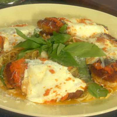 Classic Chicken Parmesan with Oven-Roasted Tomato Sauce and Smoked Mozzarella - RecipeNode.com