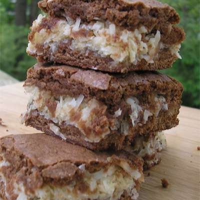 Coconut Macaroon Brownies - RecipeNode.com