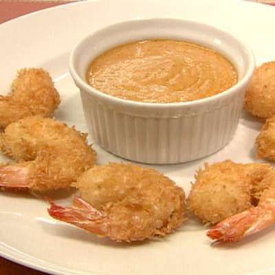 Coconut Shrimp with Red Curry Sauce - RecipeNode.com