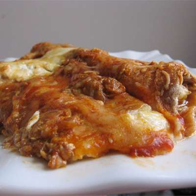Cottage Cheese Chicken Enchiladas - RecipeNode.com