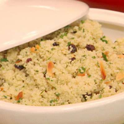 Couscous with Currants, Almonds, and Parsley - RecipeNode.com