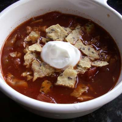 Crock Pot -Chicken Tortilla Soup - RecipeNode.com