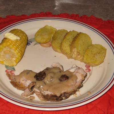 Crock Pot Pork Roast and Mushrooms - RecipeNode.com