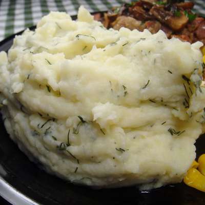 Dilly Mashed Potatoes - RecipeNode.com