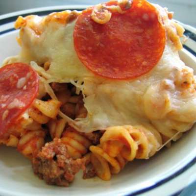 Easy Pizza Pasta Casserole (OAMC) - RecipeNode.com
