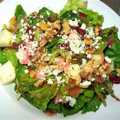 Fall Salad with Cranberry Vinaigrette - RecipeNode.com
